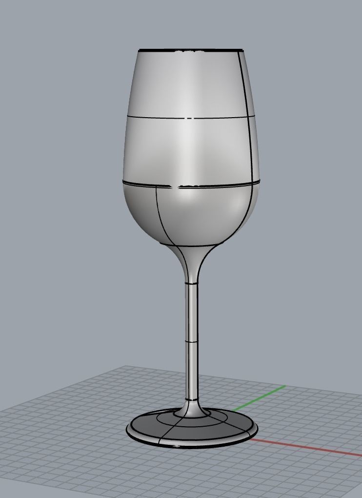 wine glass 3D model_9