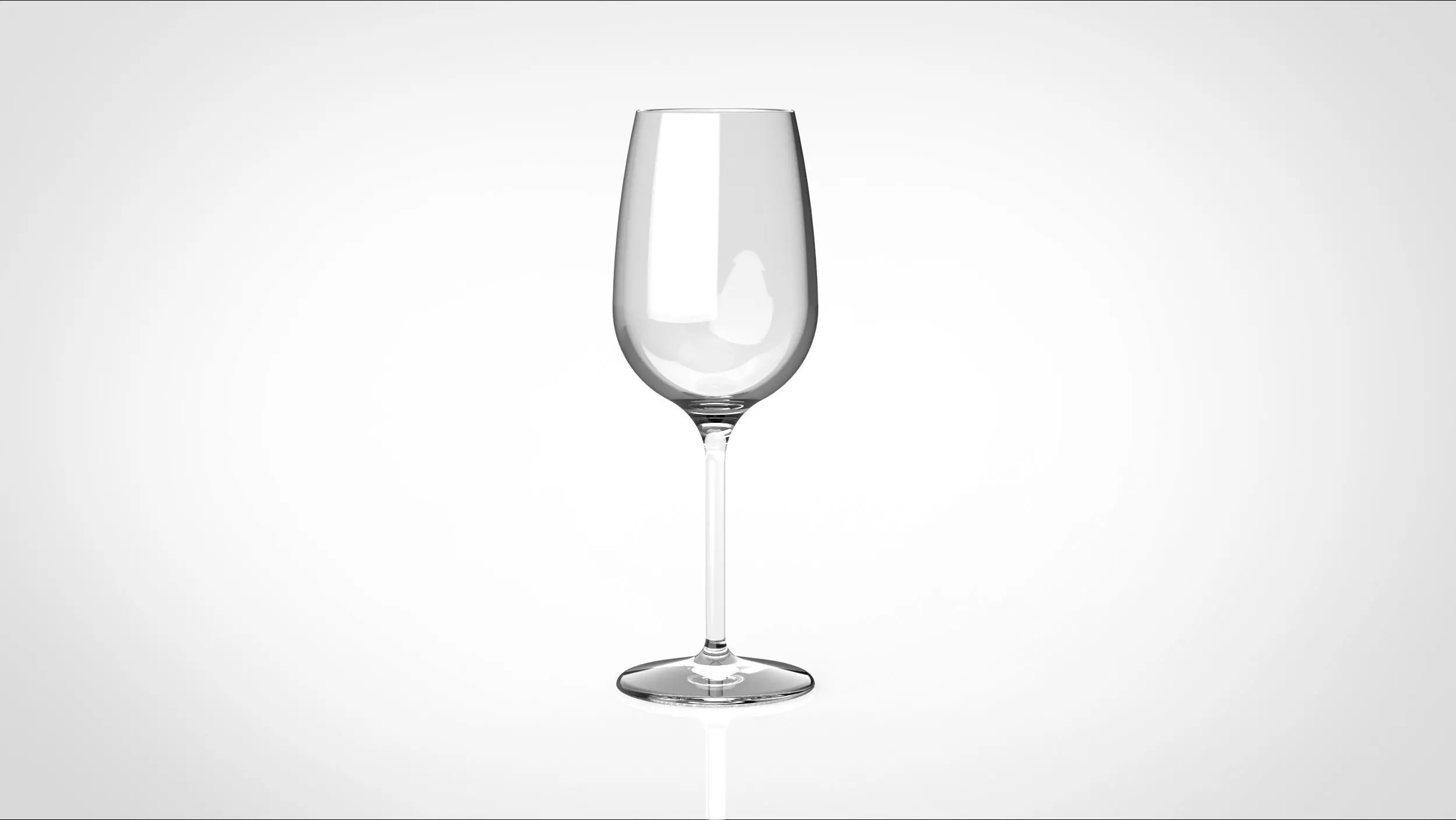 wine glass 3D model_0