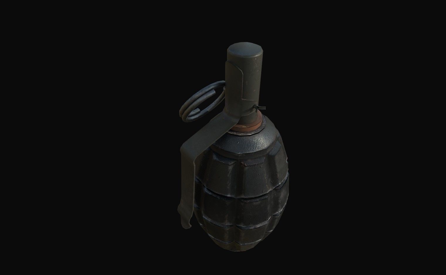 Grenades grenade canister Low-poly 3D model_12
