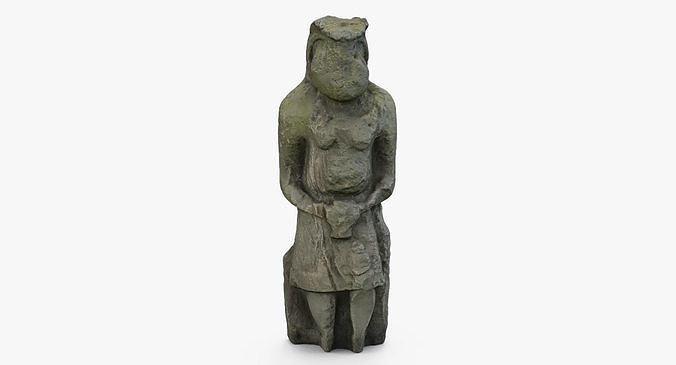 Ancient statue 3D Free 3D model