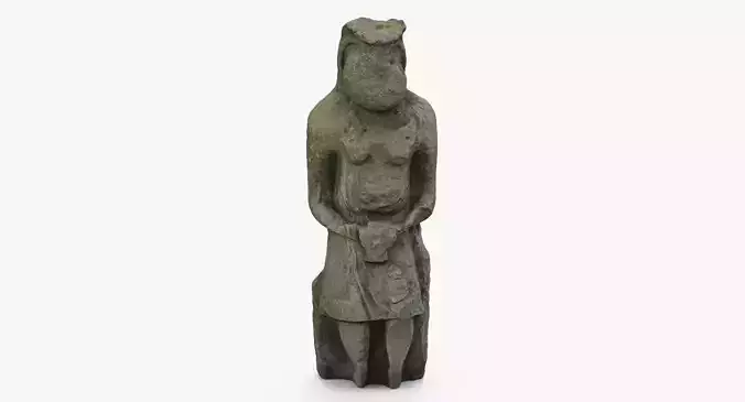 Ancient statue 3D Free 3D model