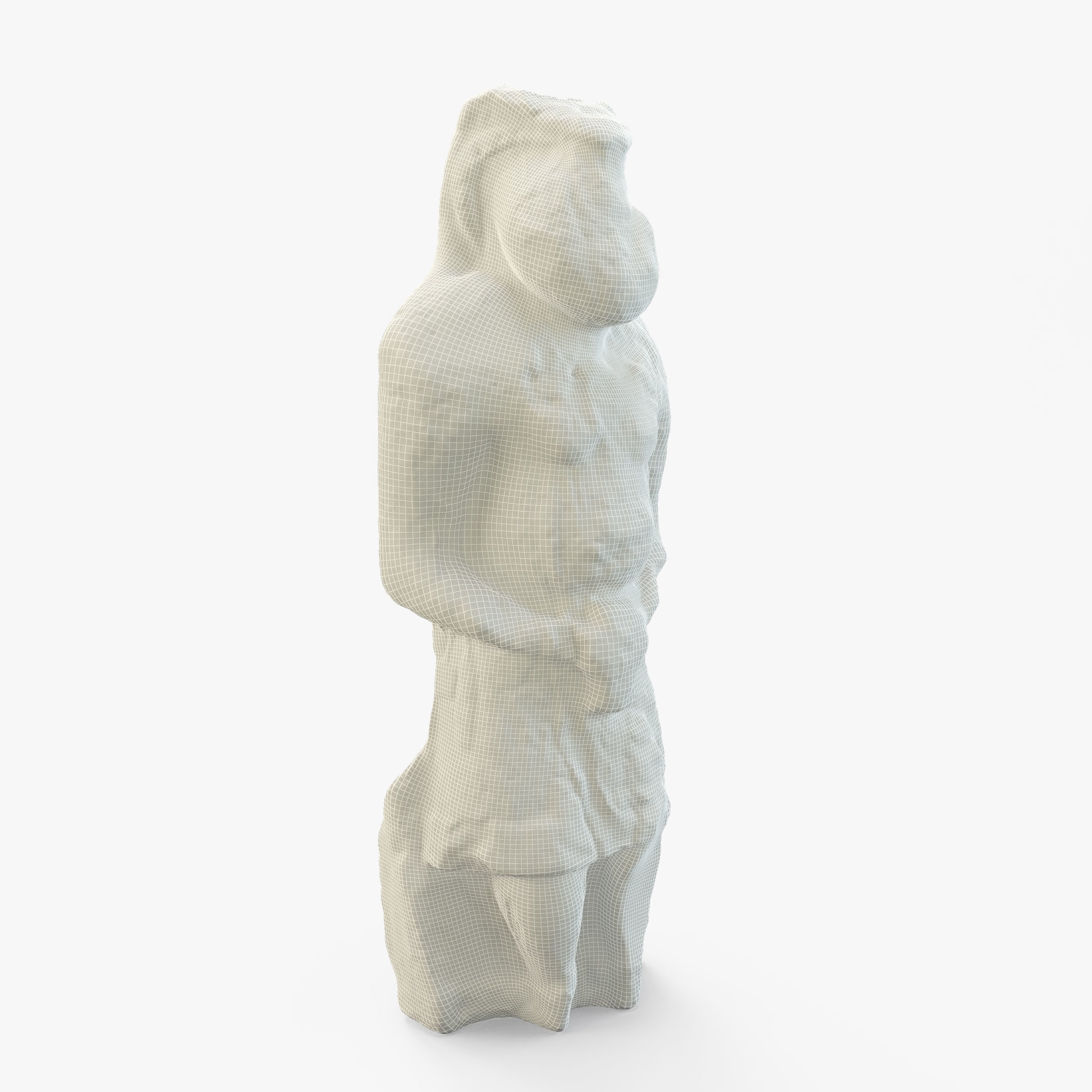 Ancient statue 3D Free 3D model_14