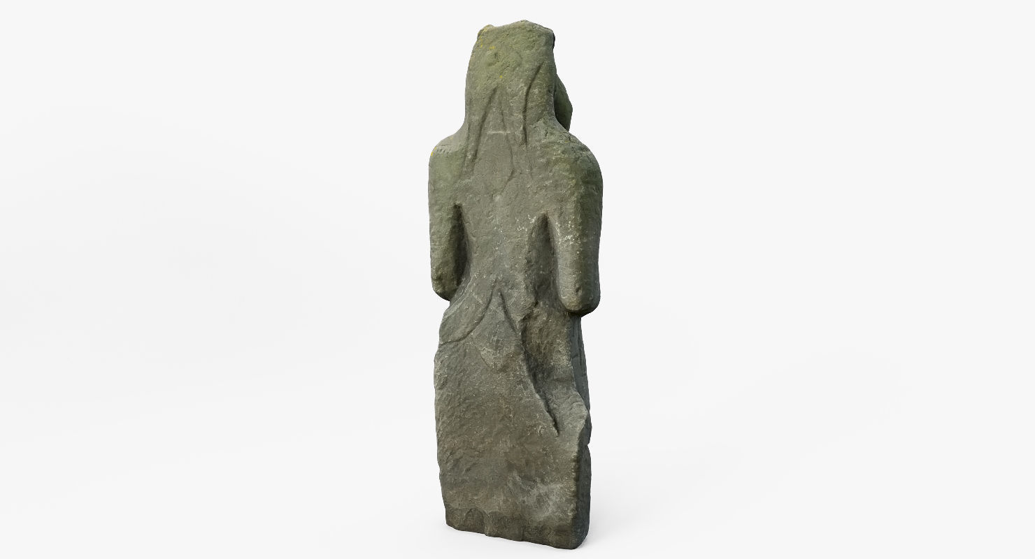 Ancient statue 3D Free 3D model_1