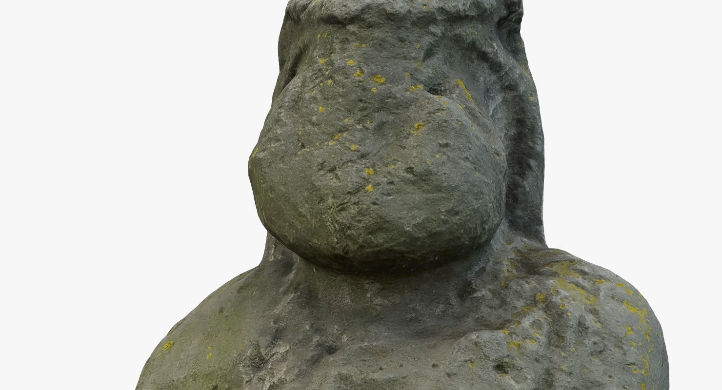 Ancient statue 3D Free 3D model_10