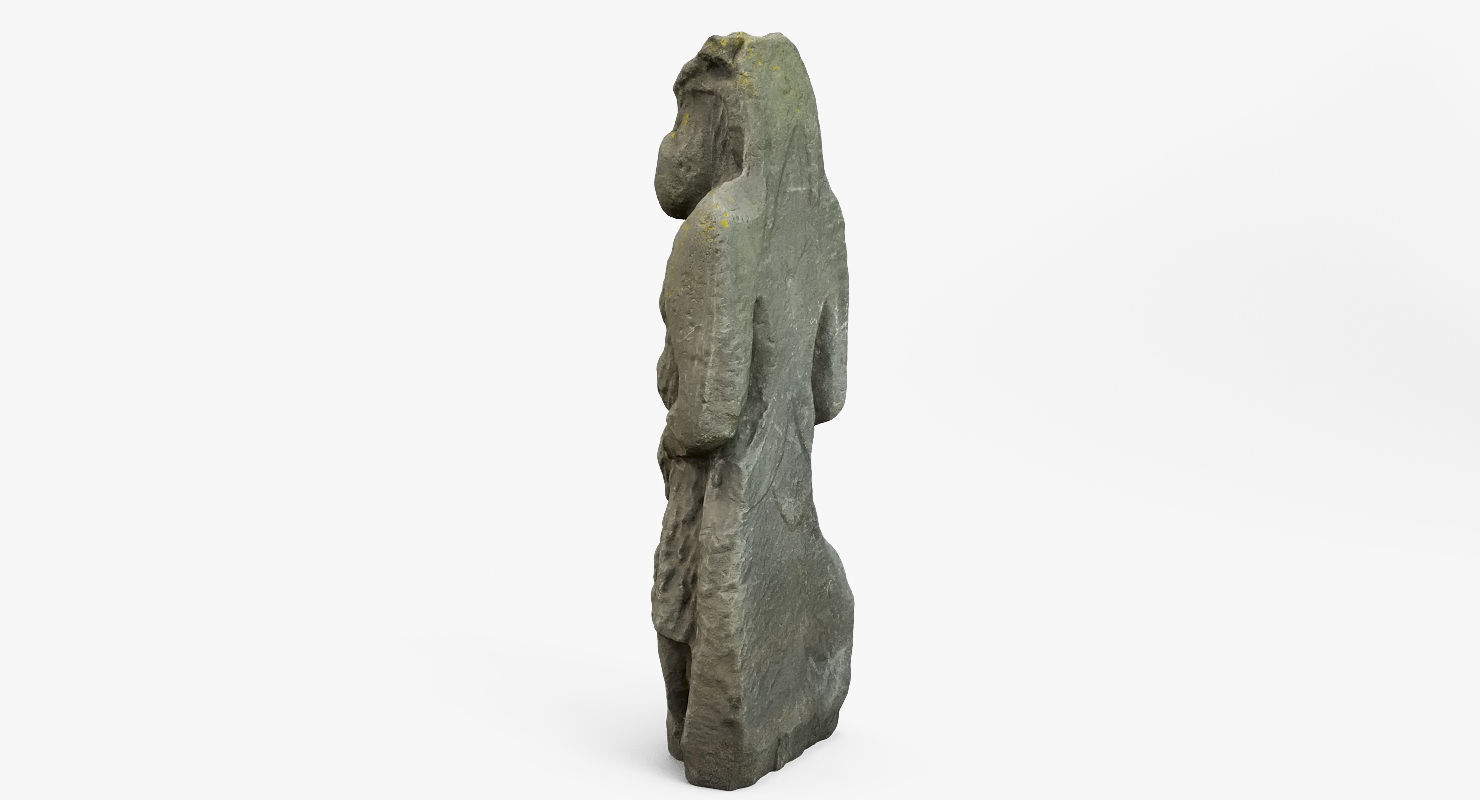 Ancient statue 3D Free 3D model_2