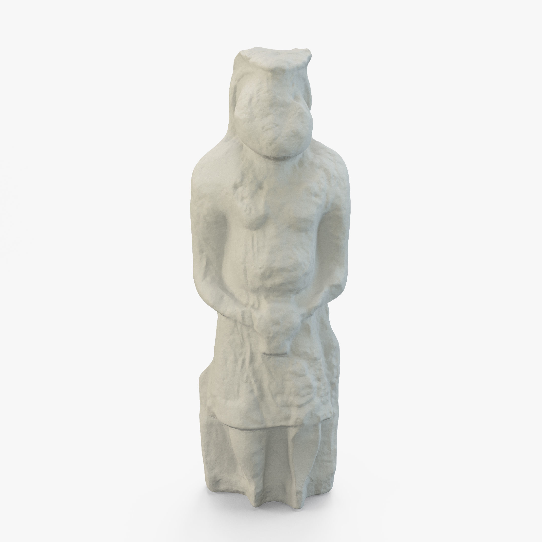 Ancient statue 3D Free 3D model_15