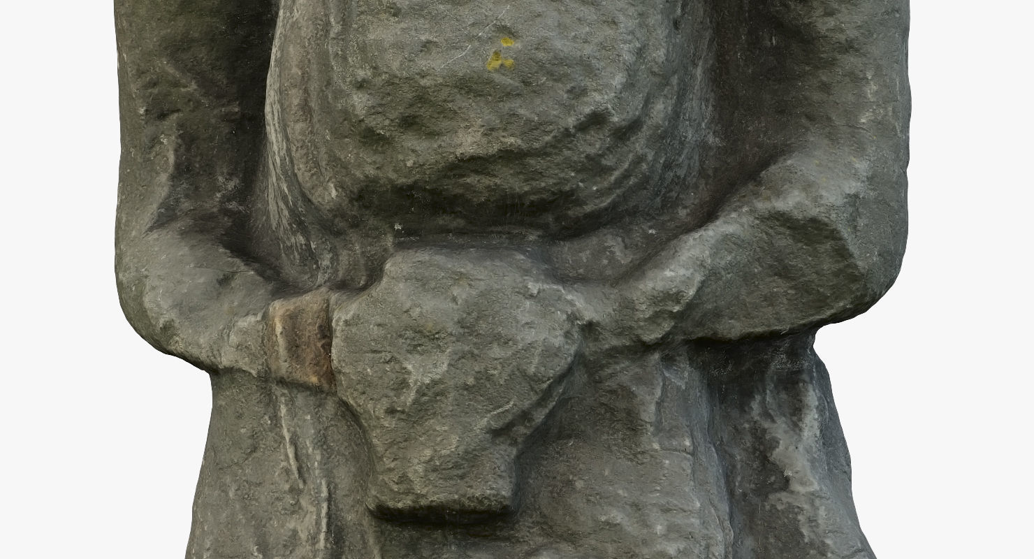 Ancient statue 3D Free 3D model_7