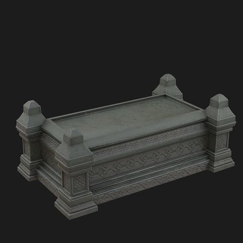 Celtic Sarcophagus 3D model