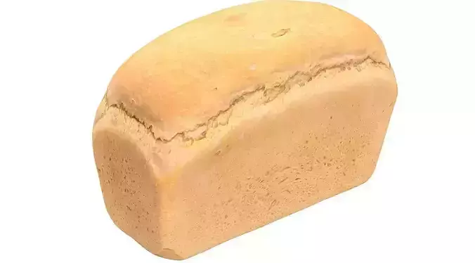 3D Scan Bread 3D model