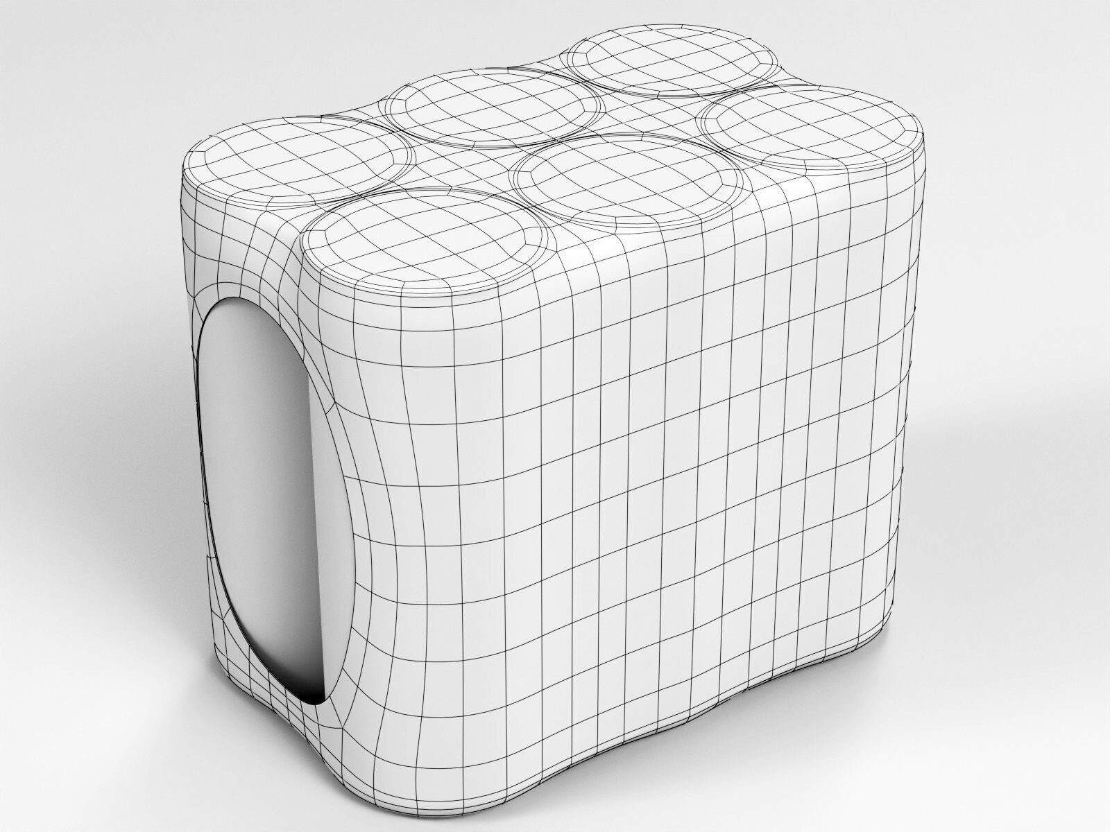 6x 250ml Sleek shrinkwrapped beverage cans 3D model_1