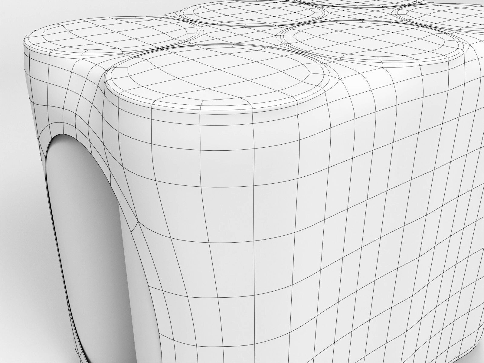 6x 250ml Sleek shrinkwrapped beverage cans 3D model_7