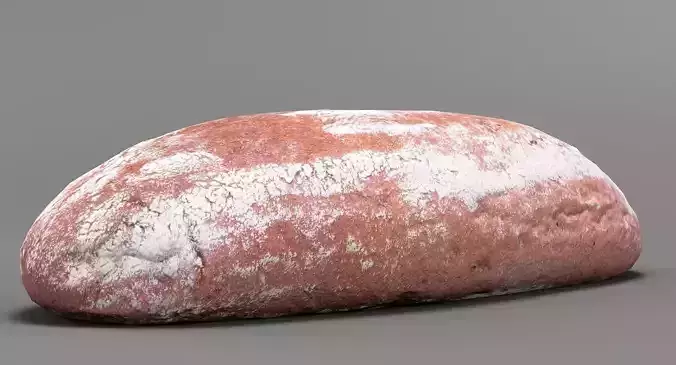 3D scan Rye bread Free 3D model