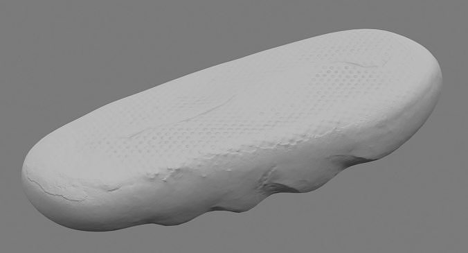 3D Scan Bread Low-poly 3D model 7