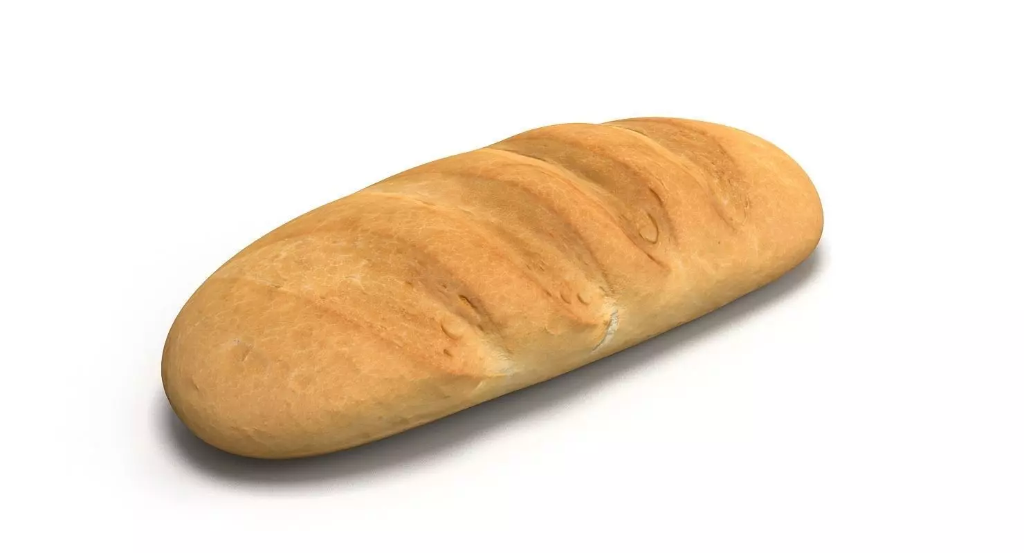 3D model 3D Scan Bread VR / AR / low-poly | CGTrader