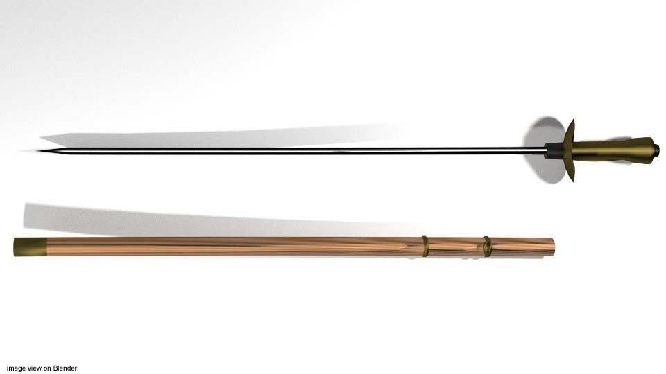 Sword - Sabre 3D model_2