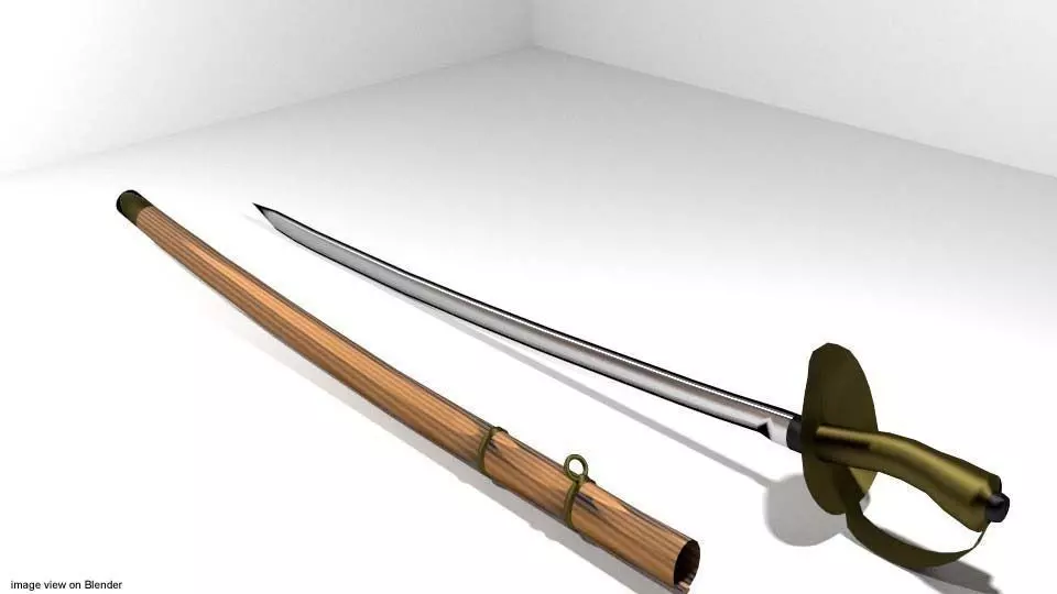 Sword - Sabre 3D model_0