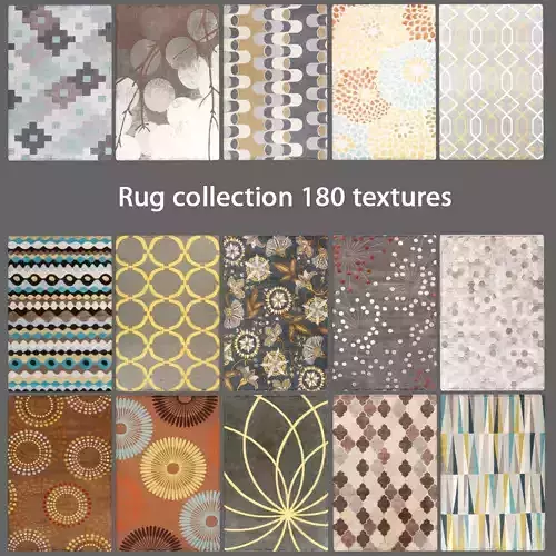 Rug collection 180 textures