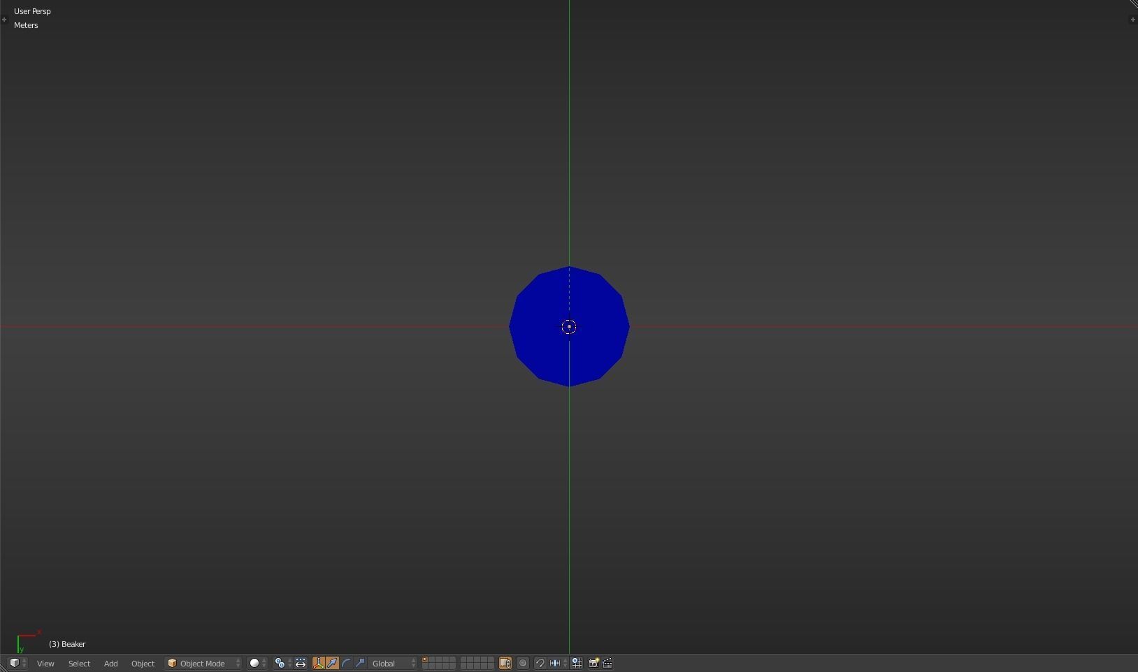 Beaker thermometer Low-poly 3D model_39