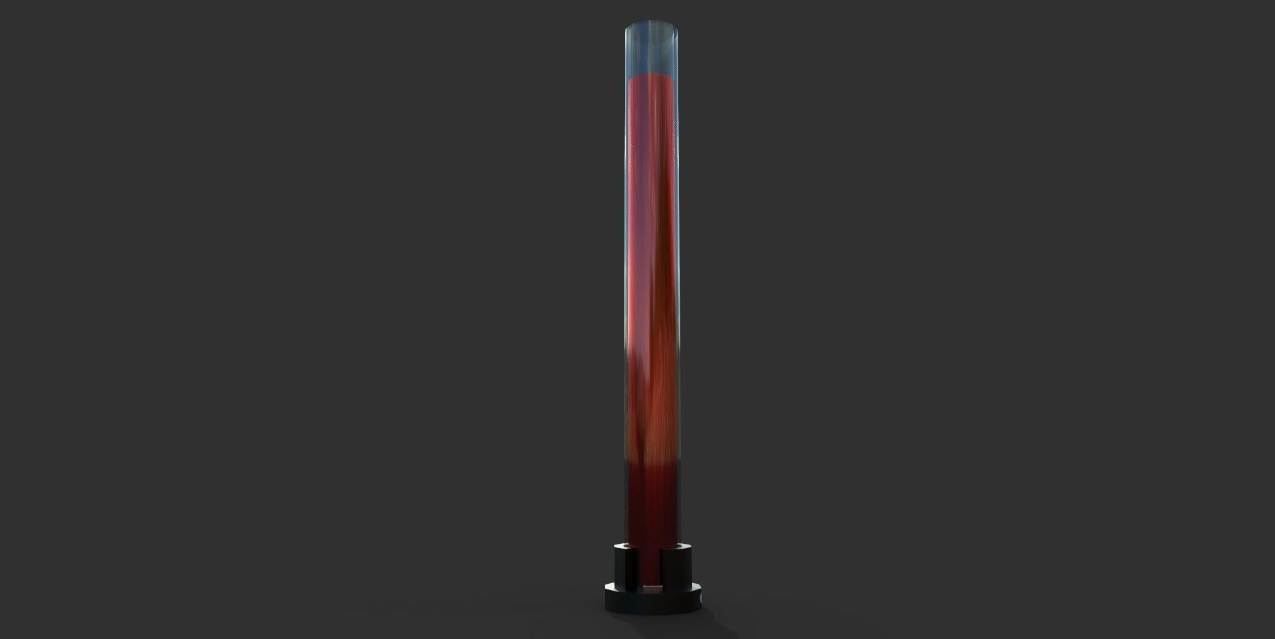 Beaker thermometer Low-poly 3D model_4