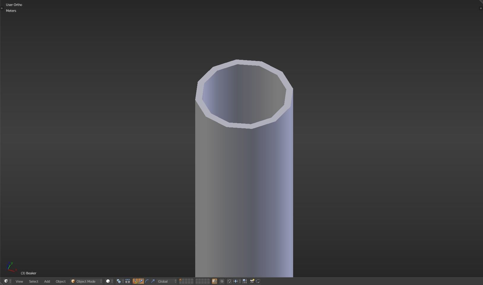 Beaker thermometer Low-poly 3D model_14
