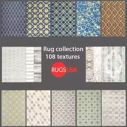 Rug collection 108 textures USA RUGS
