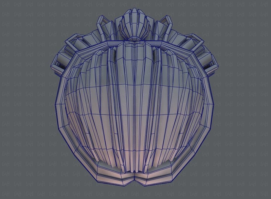 3D Hair style for girl V61 Low-poly 3D model_36