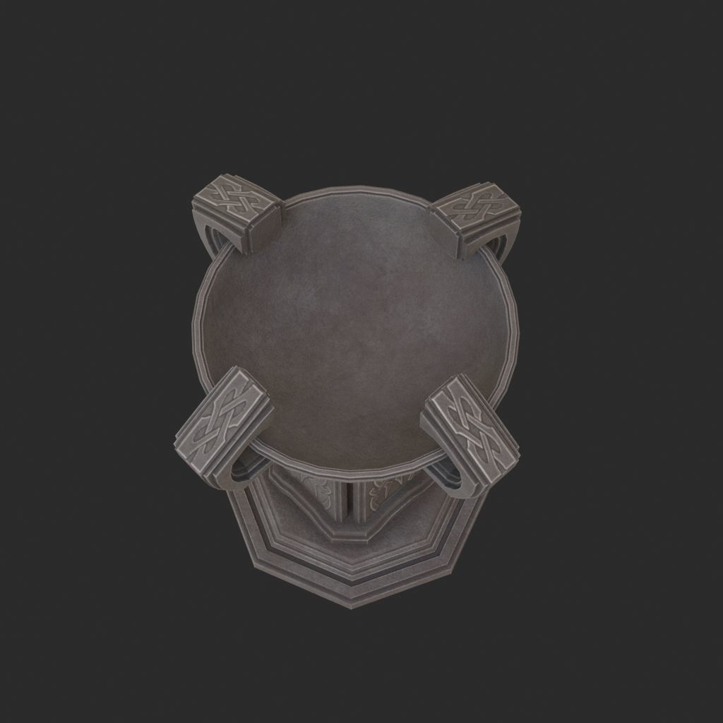 Fantasy candlestick 3D model_8