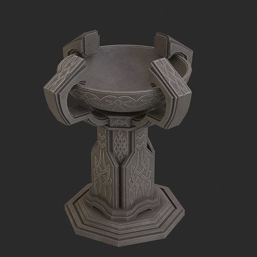Fantasy candlestick 3D model