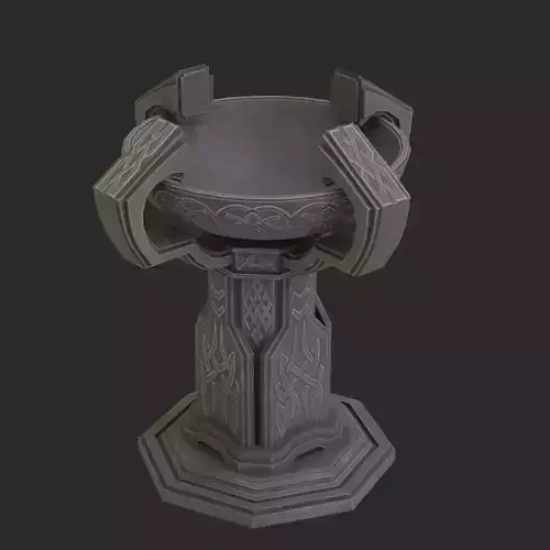 Fantasy candlestick 3D model