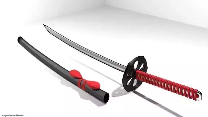 Sword - Samurai 3D model
