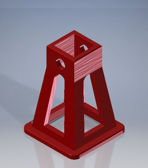 gato cancamo torre rc 3D print model_13