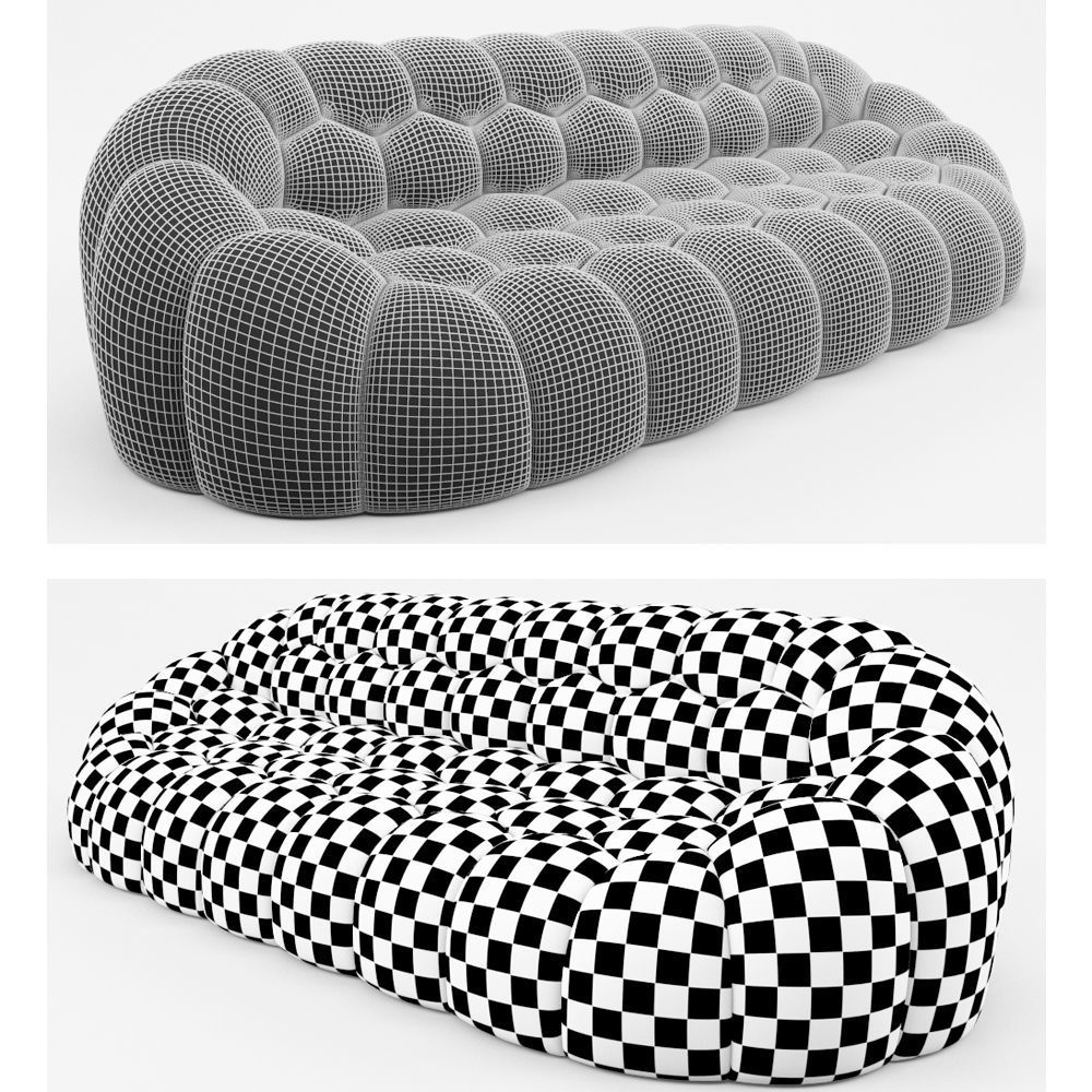 BUBBLE Sofa Roche Bobois 3D model_4