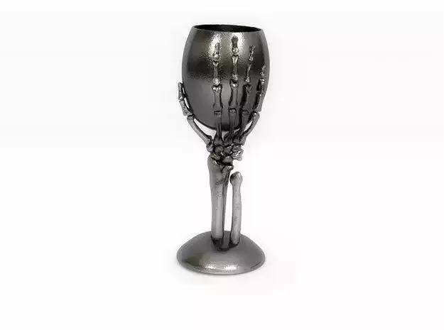 Skeleton Hand Cup 3D print model