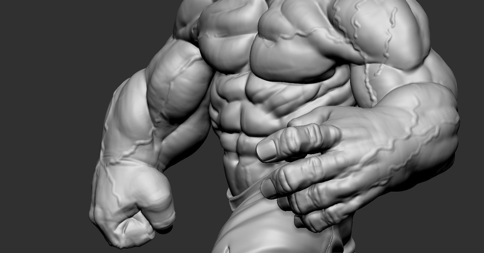 Hulk bruce banner 3D print model_11