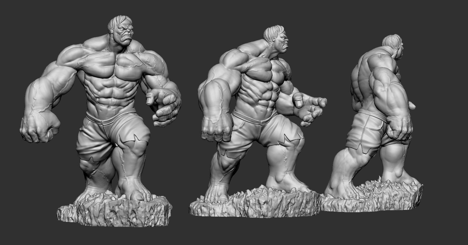 Hulk bruce banner 3D print model_5