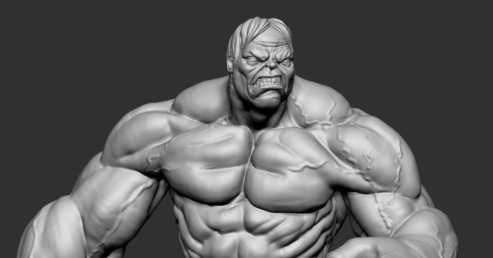 Hulk bruce banner 3D print model_6