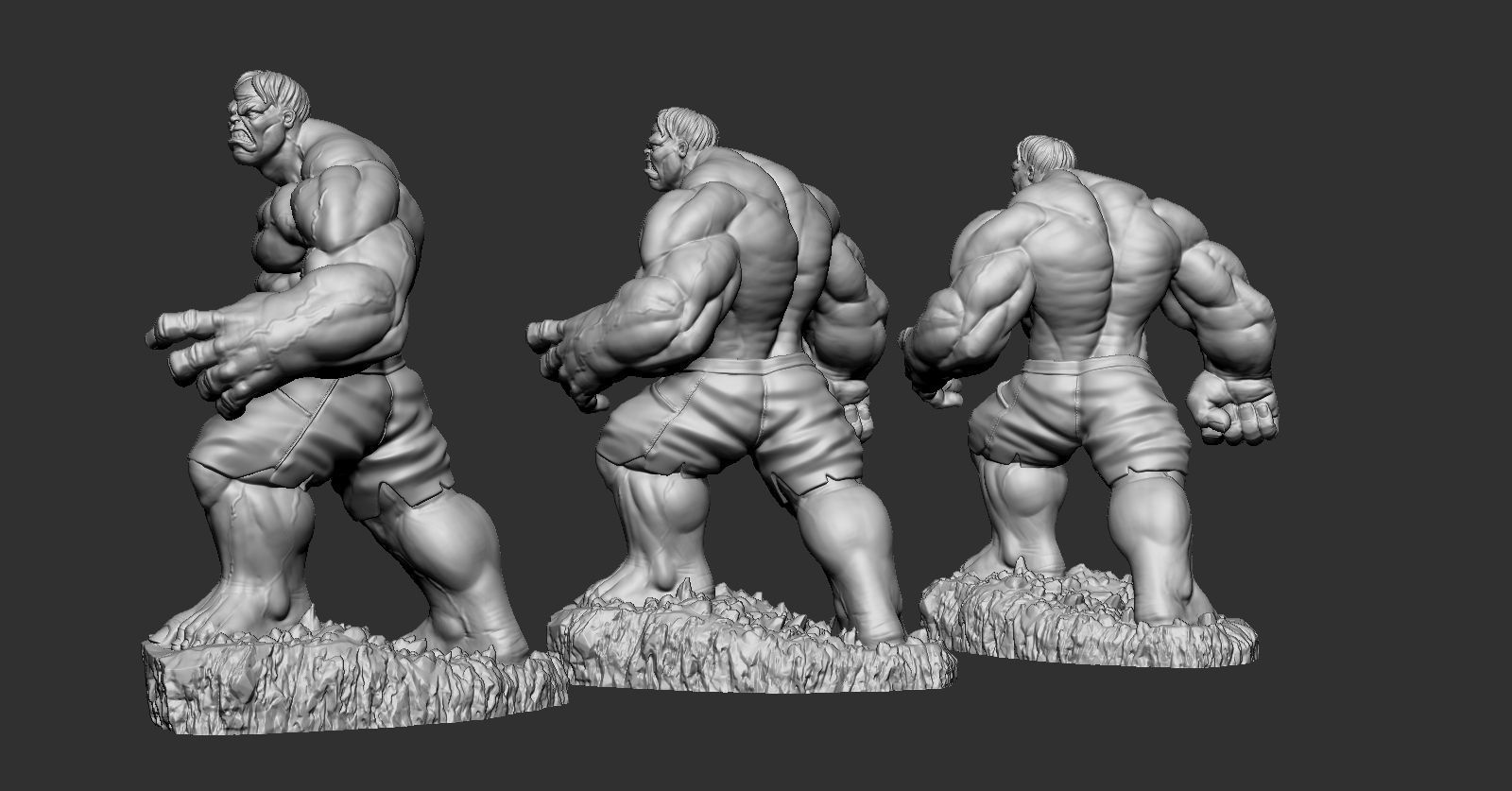 Hulk bruce banner 3D print model_4