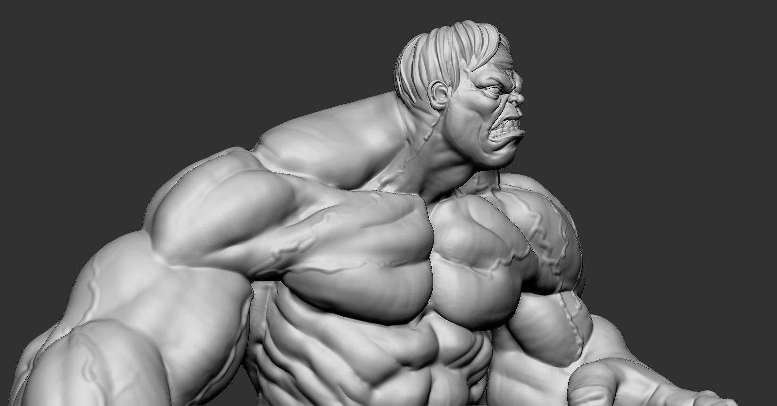 Hulk bruce banner 3D print model_7