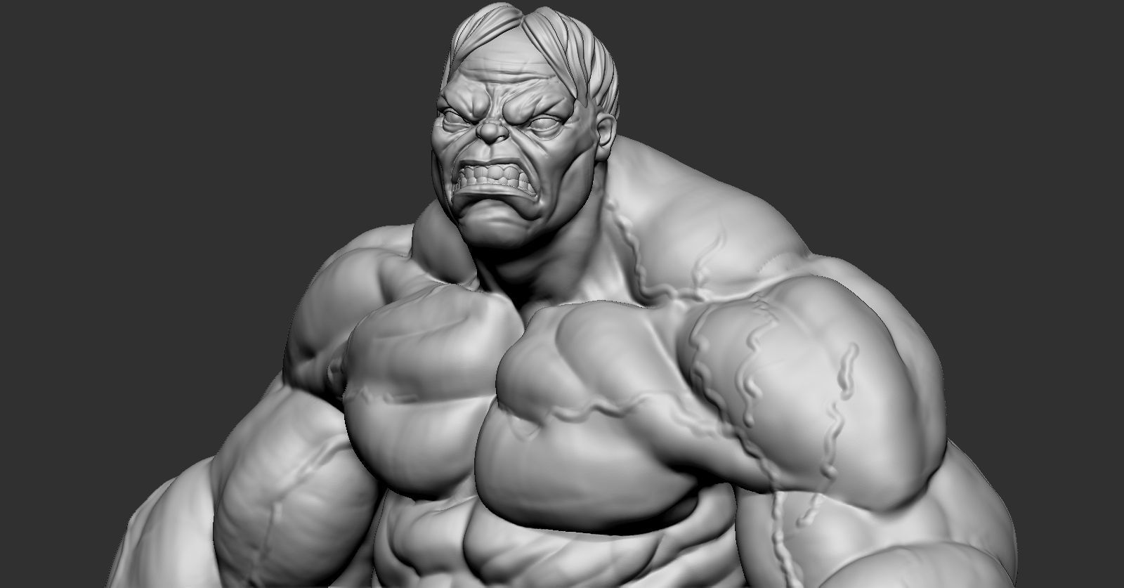Hulk bruce banner 3D print model_8
