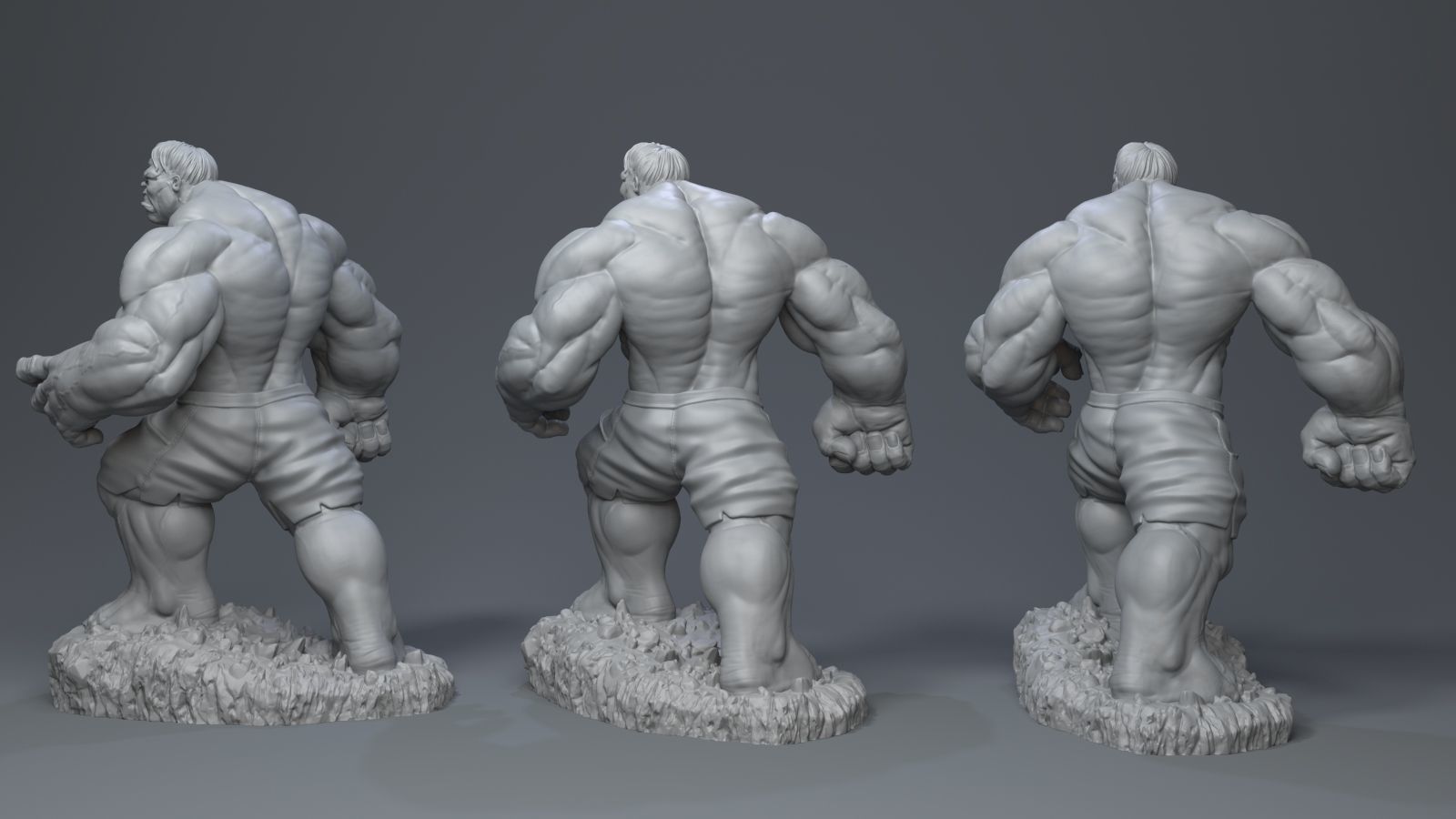 Hulk bruce banner 3D print model_1