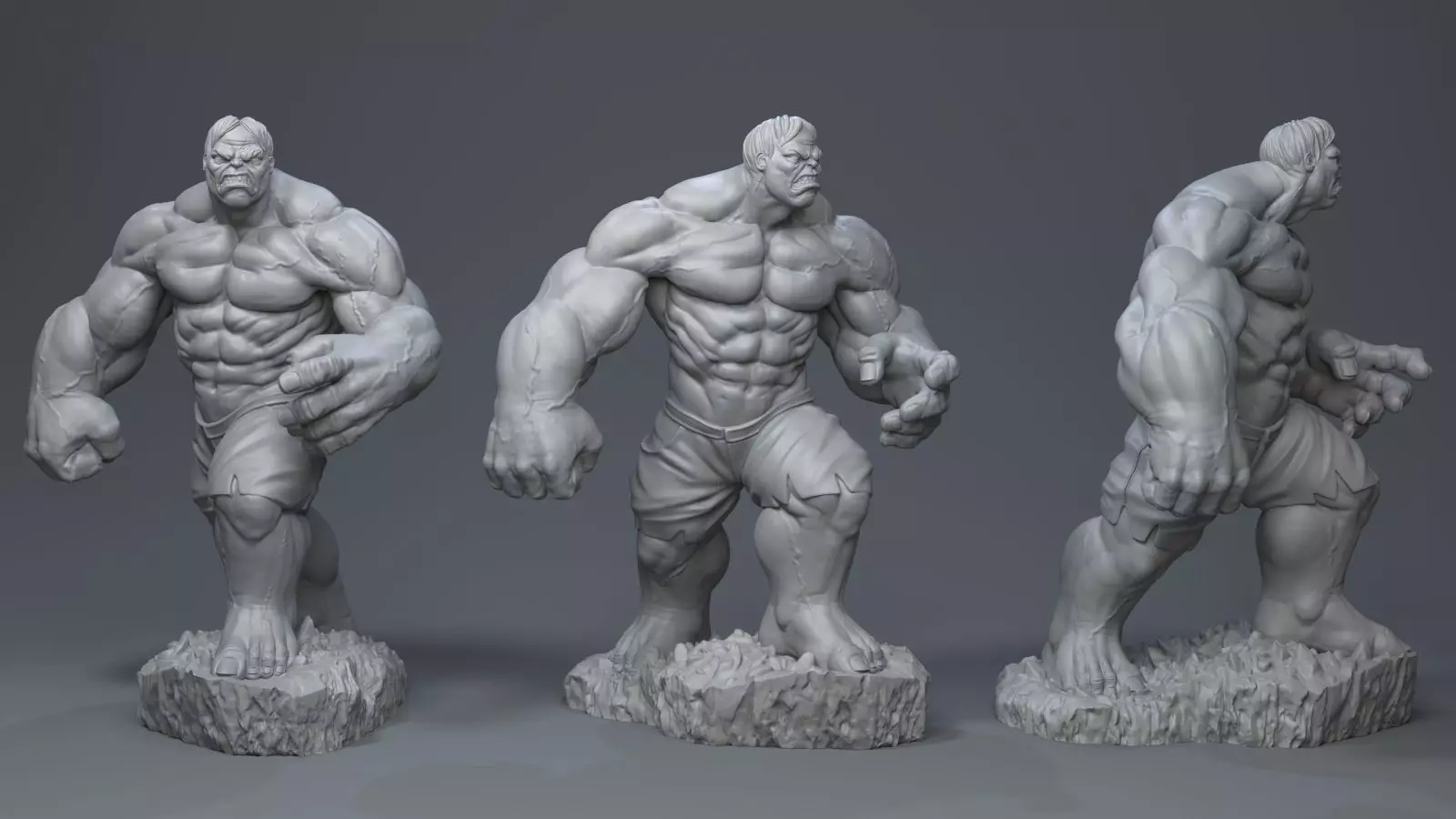 Hulk bruce banner 3D print model_0