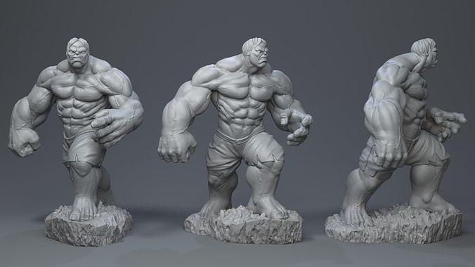 Hulk bruce banner 3D print model