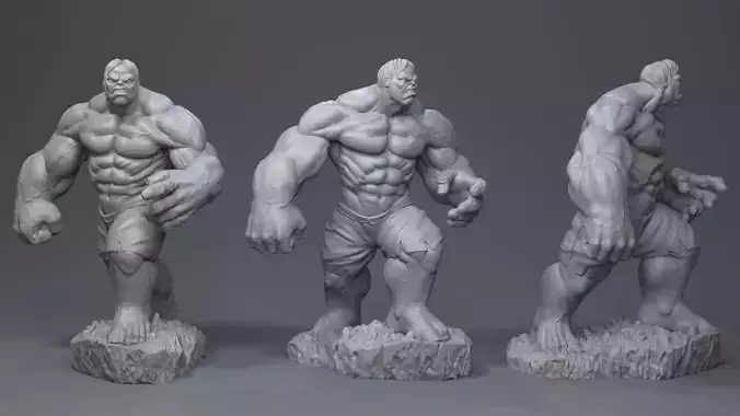 Hulk bruce banner 3D print model