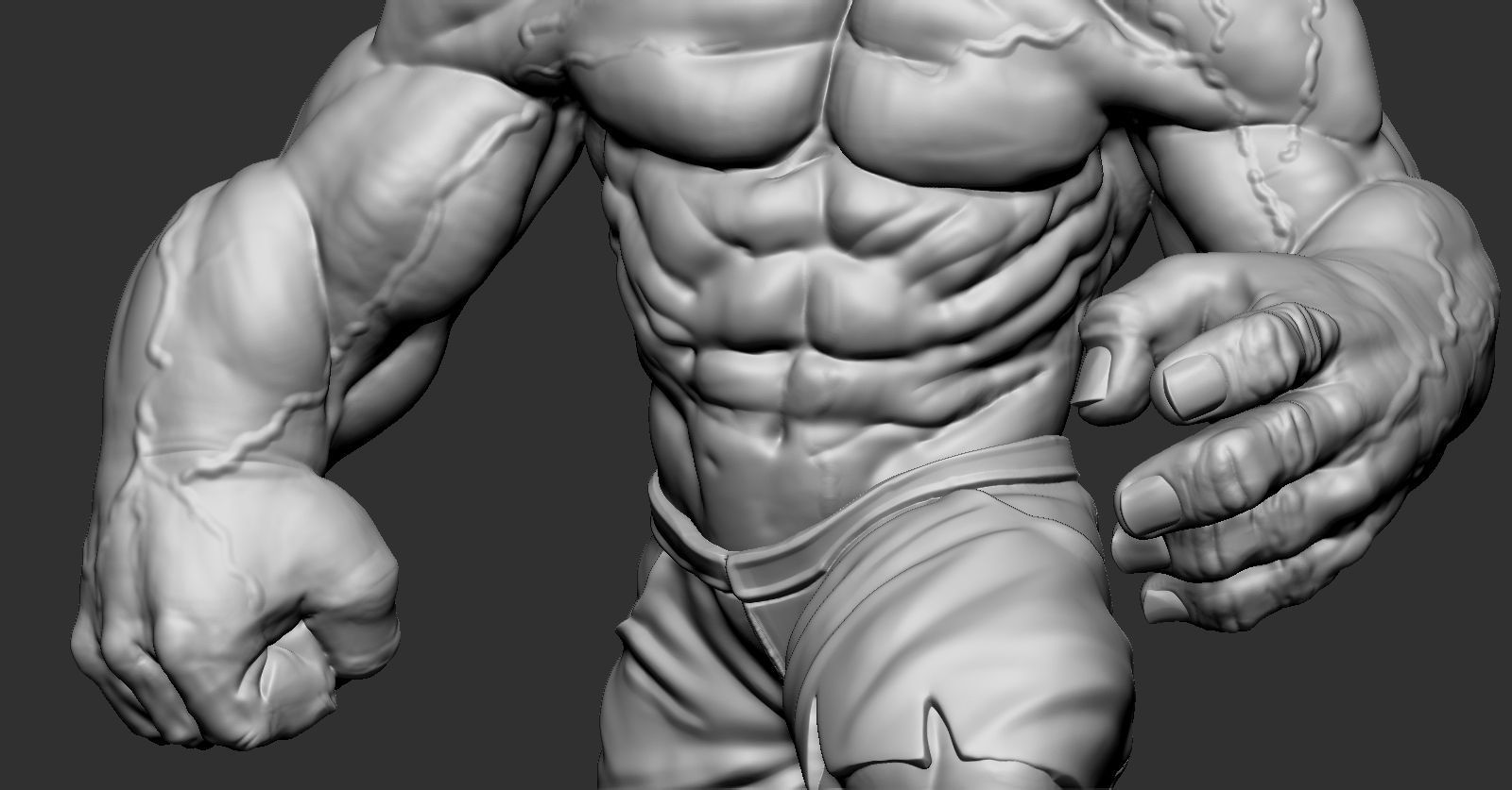 Hulk bruce banner 3D print model_9
