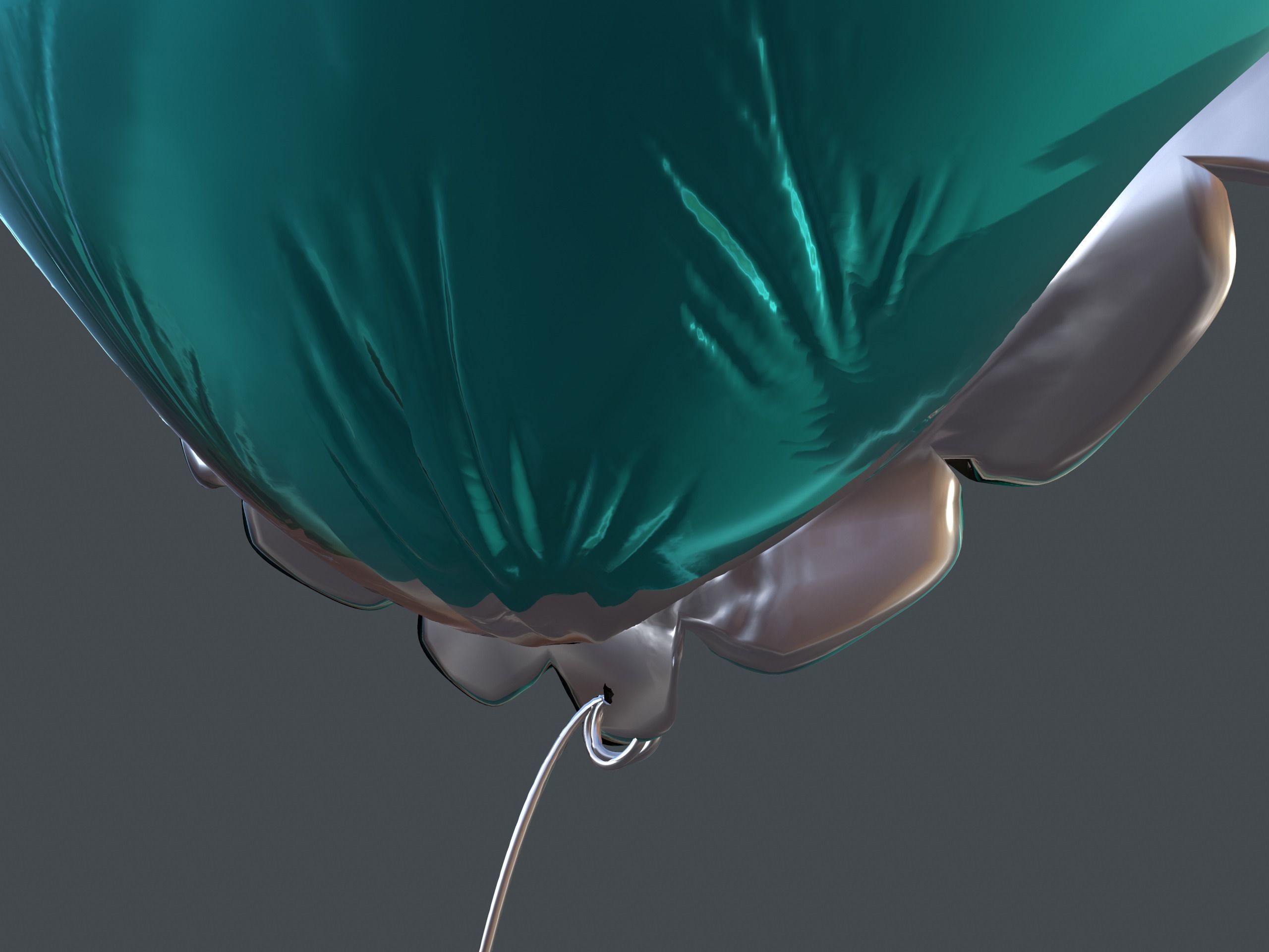 Heart Balloons Pack1 Low-poly 3D model_10