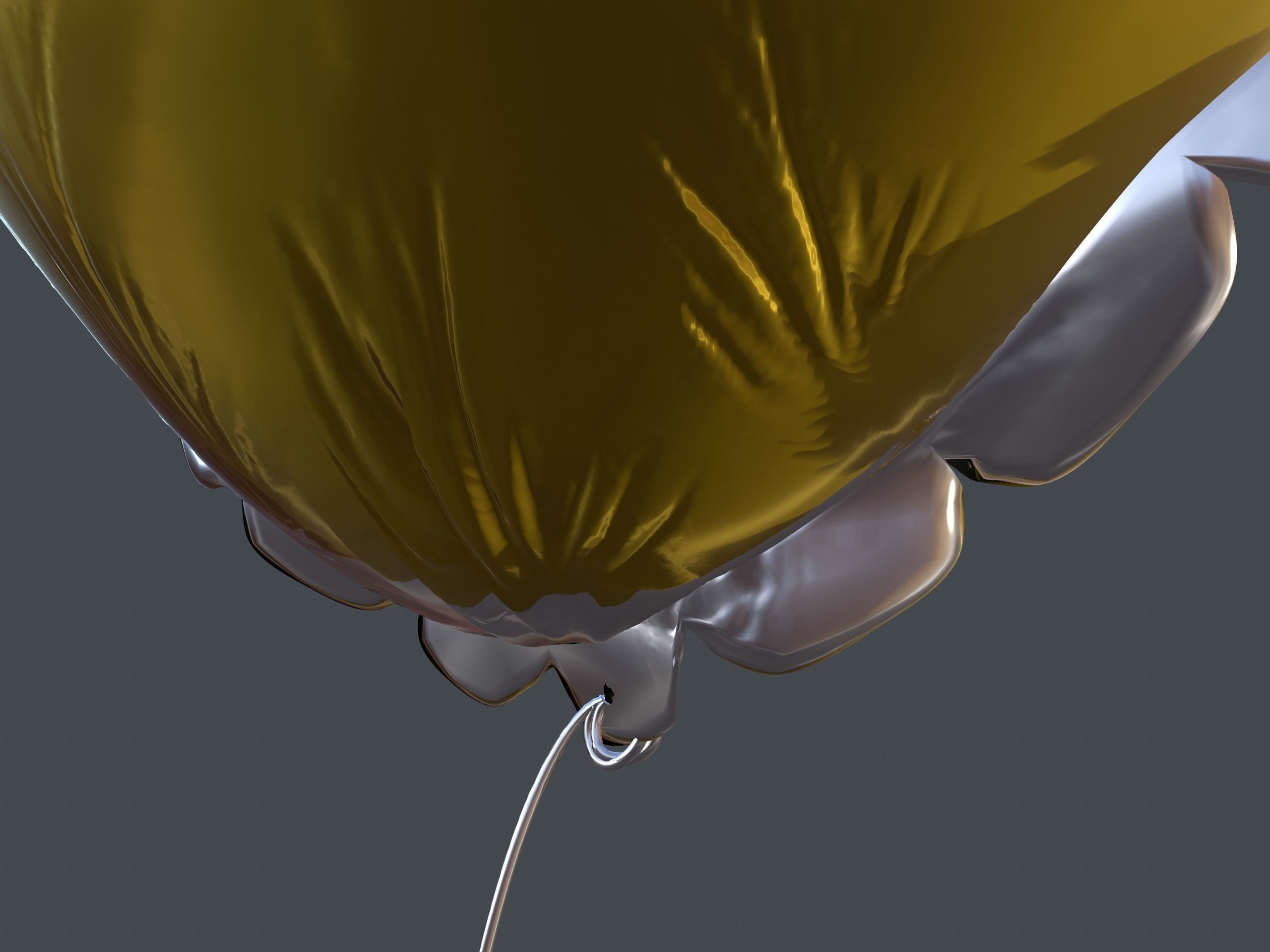 Heart Balloons Pack1 Low-poly 3D model_35