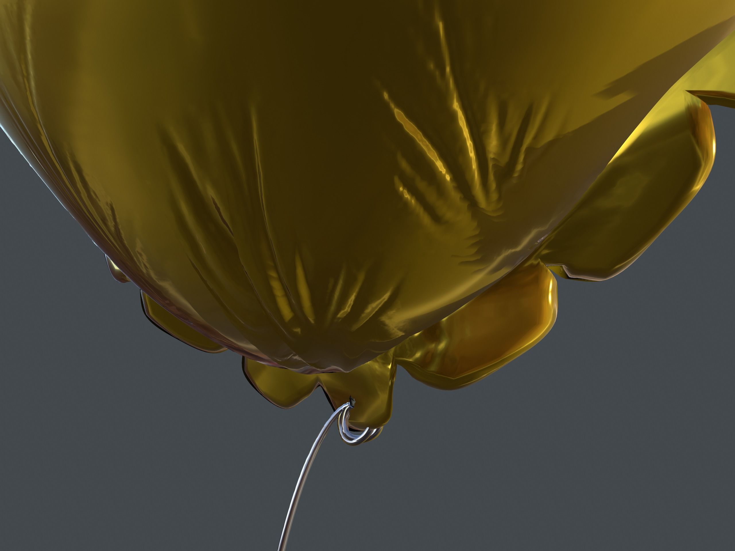 Heart Balloons Pack1 Low-poly 3D model_36