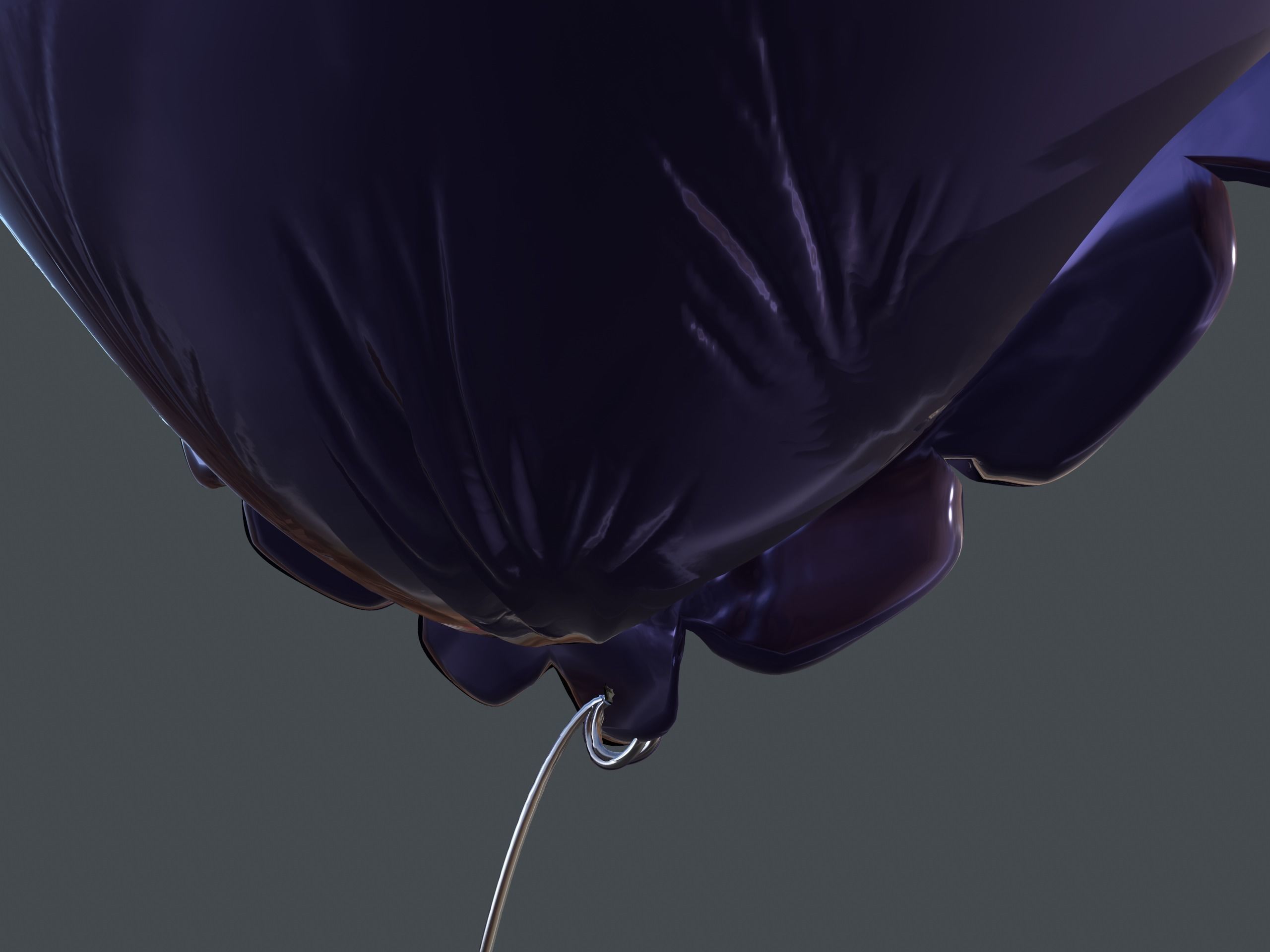 Heart Balloons Pack1 Low-poly 3D model_21