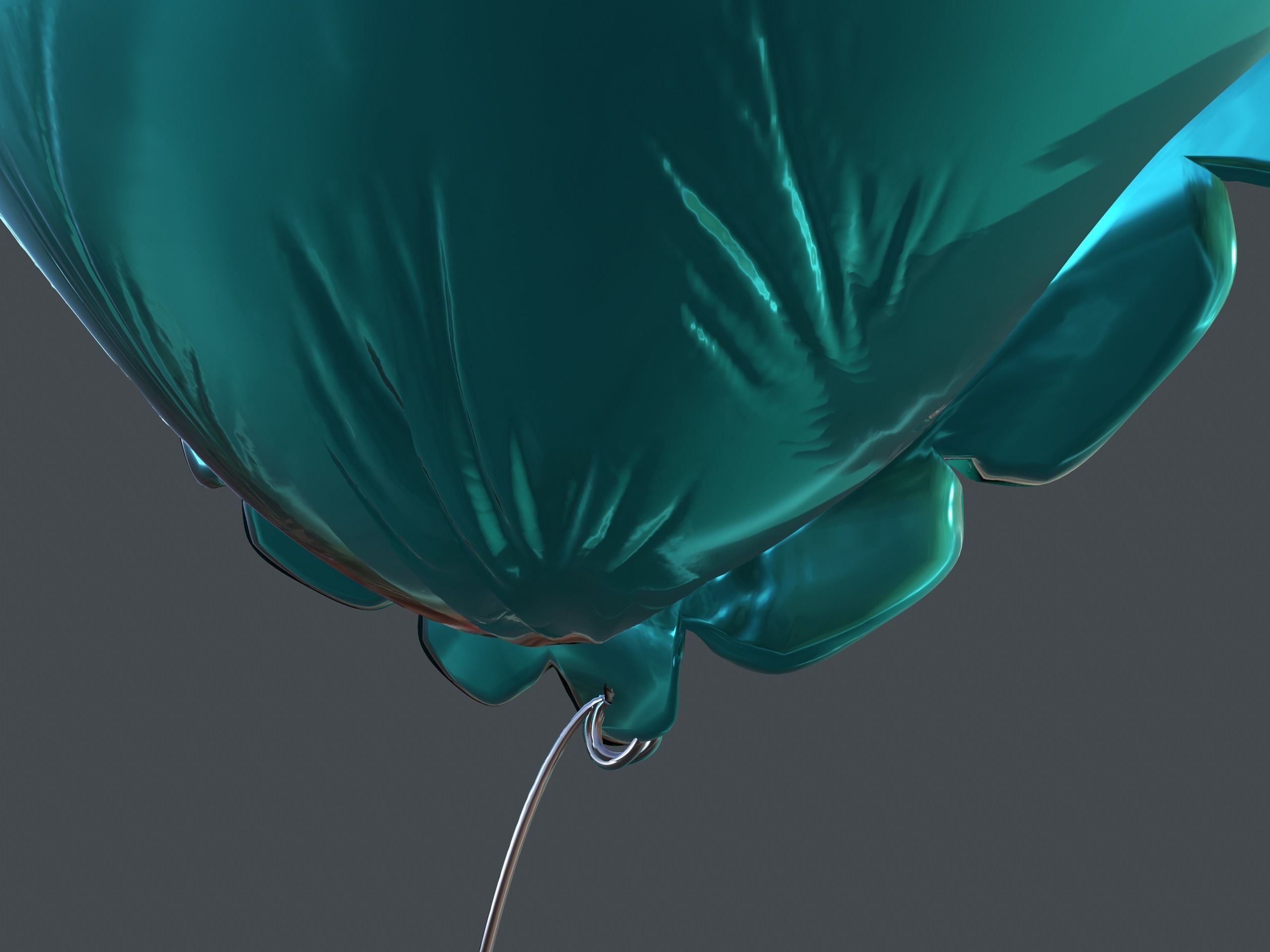 Heart Balloons Pack1 Low-poly 3D model_11