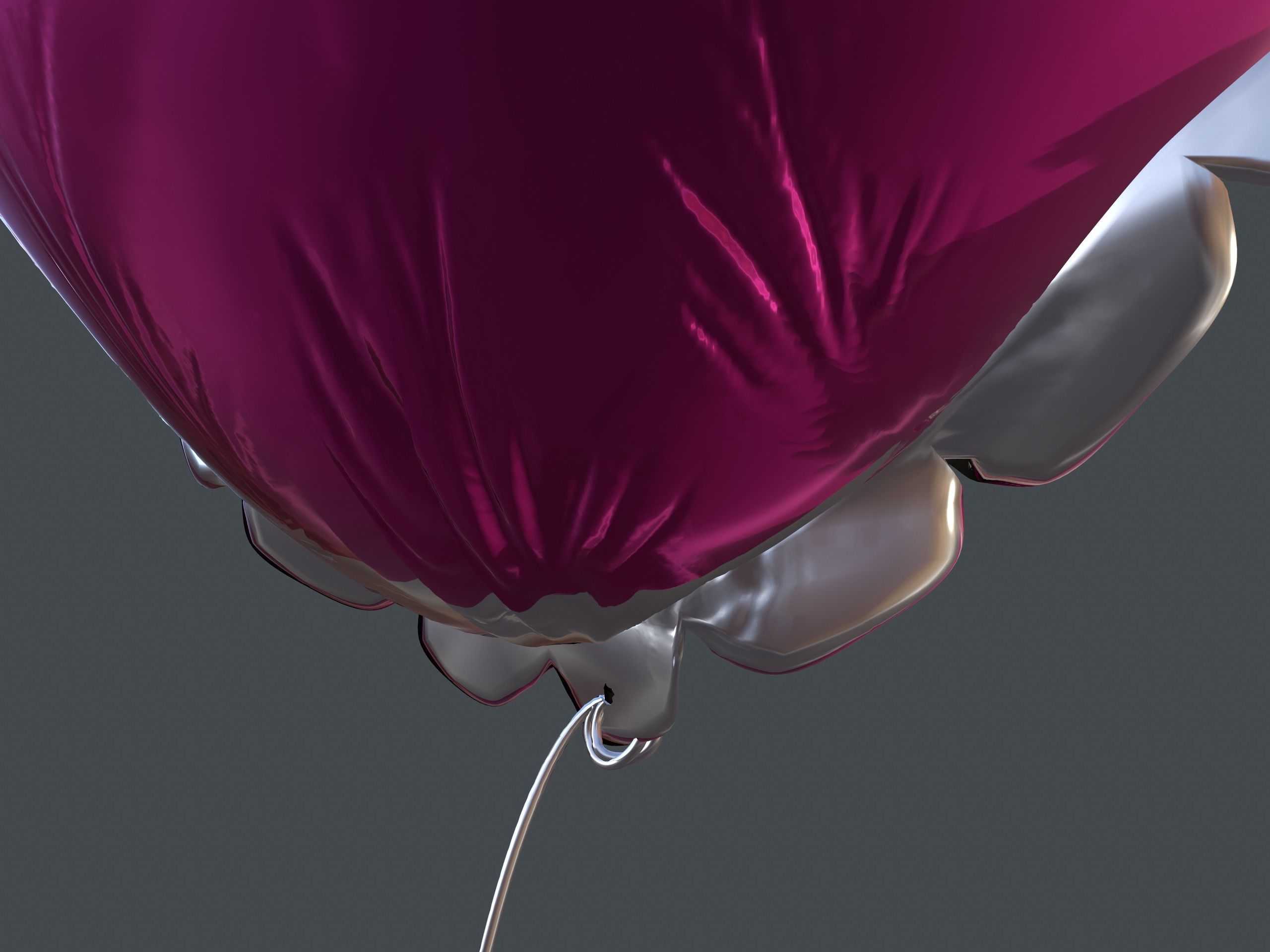 Heart Balloons Pack1 Low-poly 3D model_15